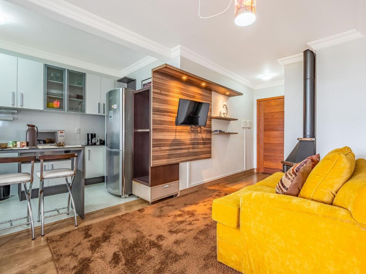 Cristo Rei 302 - Apartamento Em Gramado - Vista Para O Vale Appartement Buitenkant foto