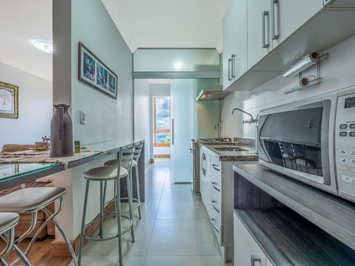 Cristo Rei 302 - Apartamento Em Gramado - Vista Para O Vale Appartement Buitenkant foto