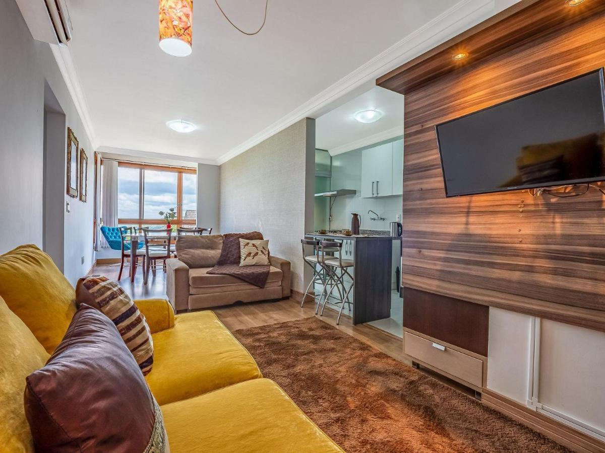 Cristo Rei 302 - Apartamento Em Gramado - Vista Para O Vale Appartement Buitenkant foto