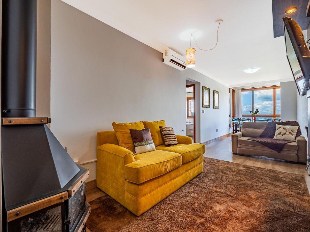 Cristo Rei 302 - Apartamento Em Gramado - Vista Para O Vale Appartement Buitenkant foto