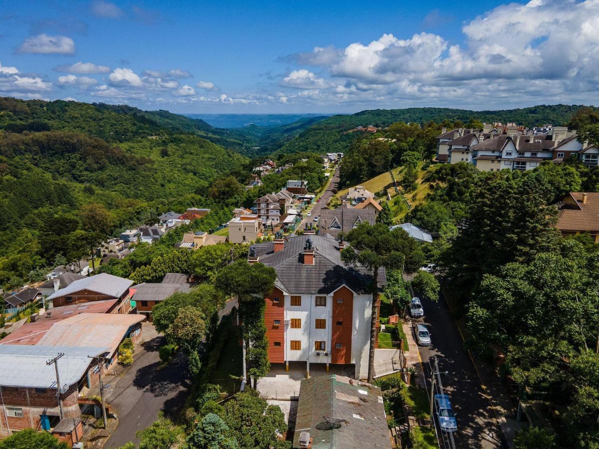 Cristo Rei 302 - Apartamento Em Gramado - Vista Para O Vale Appartement Buitenkant foto