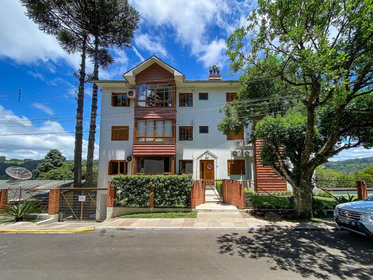 Cristo Rei 302 - Apartamento Em Gramado - Vista Para O Vale Appartement Buitenkant foto