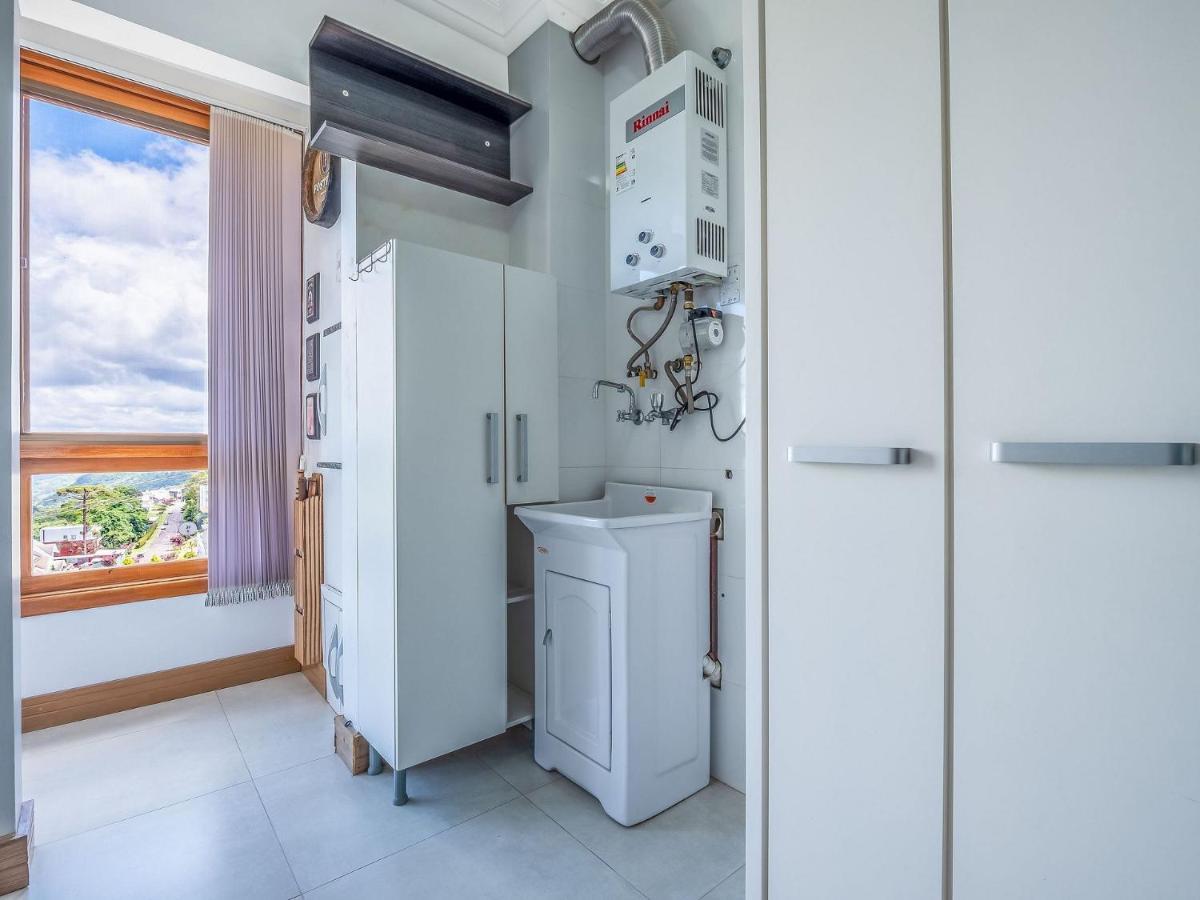 Cristo Rei 302 - Apartamento Em Gramado - Vista Para O Vale Appartement Buitenkant foto