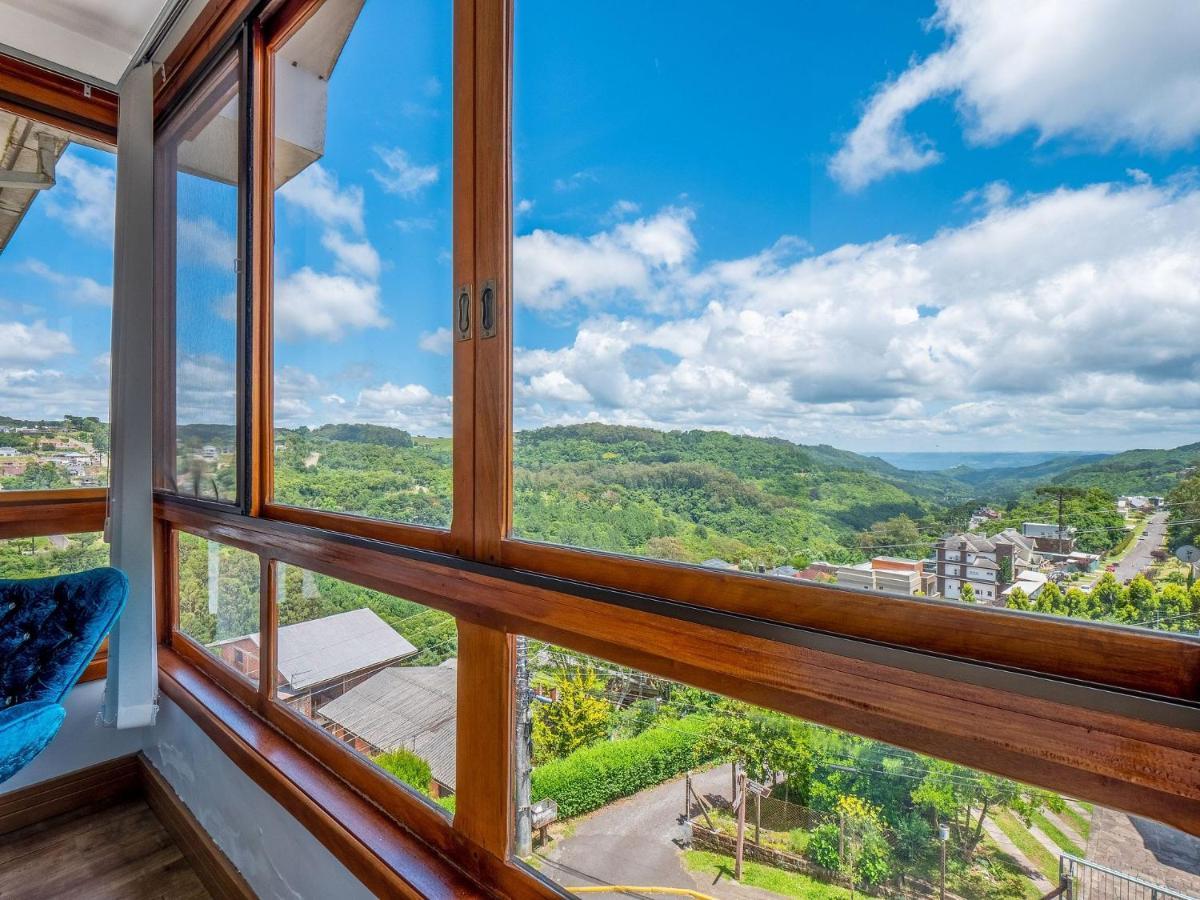 Cristo Rei 302 - Apartamento Em Gramado - Vista Para O Vale Appartement Buitenkant foto