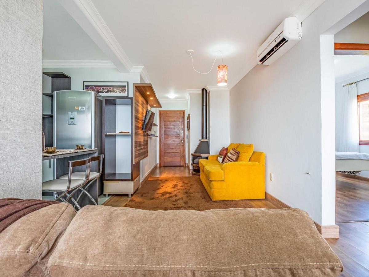 Cristo Rei 302 - Apartamento Em Gramado - Vista Para O Vale Appartement Buitenkant foto